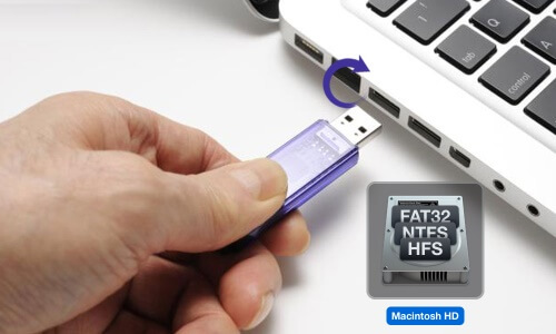 how to format flash drive to ntfs